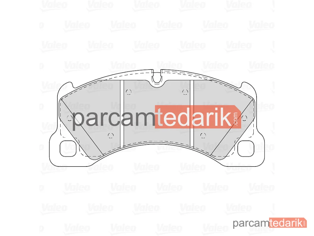 VALEO 671581 | Fren Balatası — Porsche Cayenne, Porsche Panamera, Porsche Macan